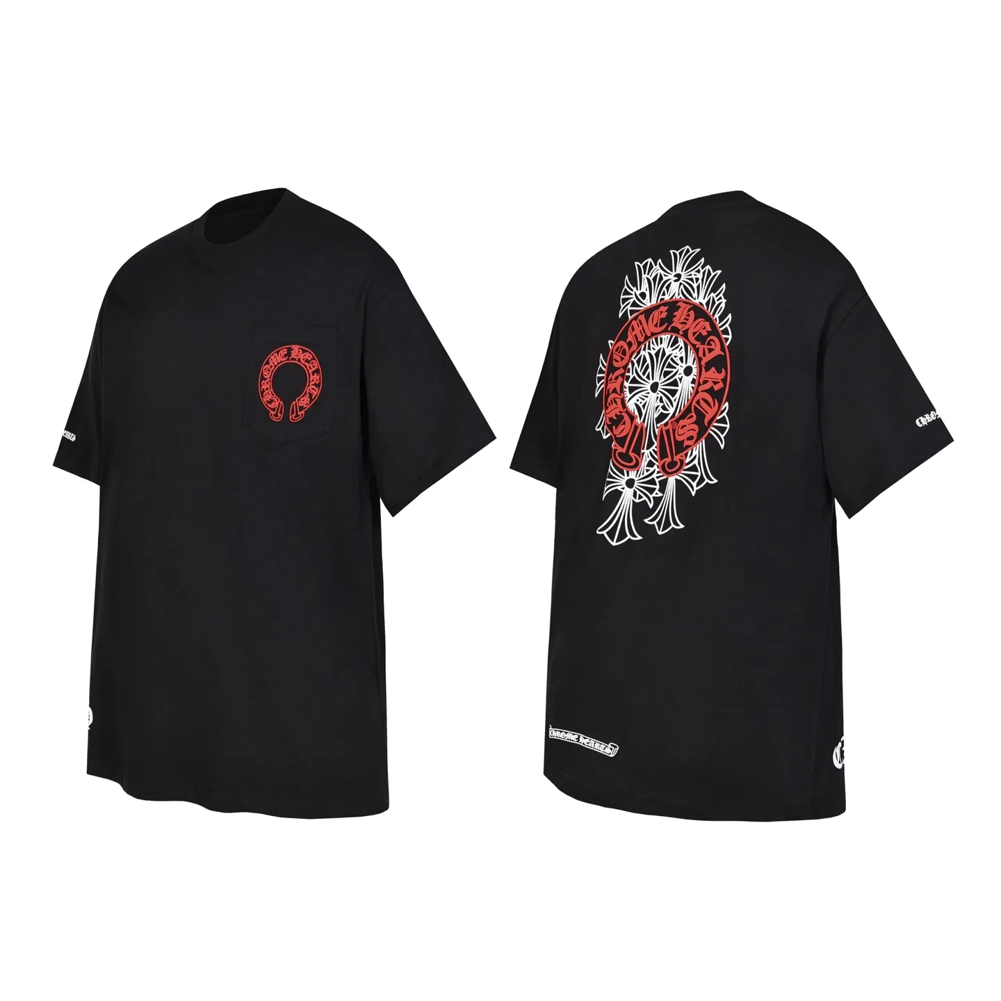 P150 Cross-border model, please do not place an order if you are pursuing quality -Chrome Hearts/Chrome Heart Cross Sanskrit foam printed short-sleeved T-shirt -High weight, high density and high quality. The wool is soft, delicate and skin-friendly. It feels soft and silky. It has excellent warmth and skin-friendly properties.